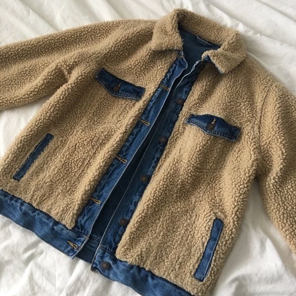forever 21 reversible denim jacket